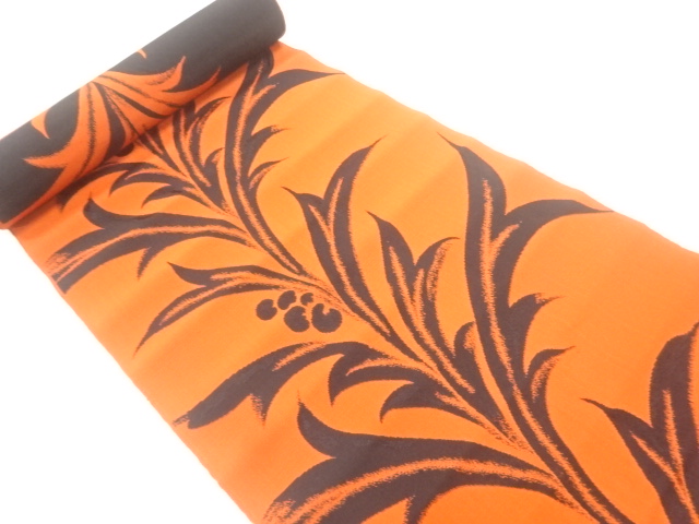 JAPANESE KIMONO / ANTIQUE 8-SUN OBI FABRIC BOLT